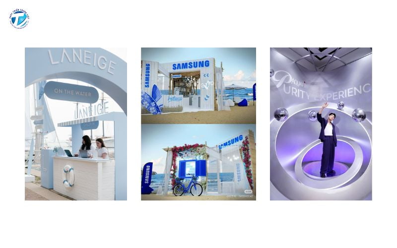 Booth check in tương tác công nghệ